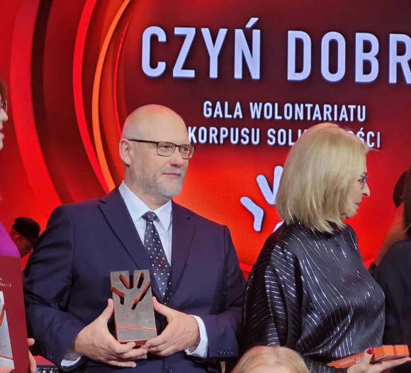 Andrzej Kobiałka laureat Gali Wolontariatu