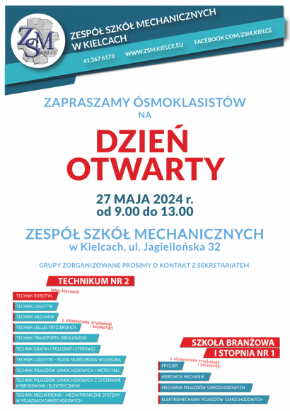 27.05.2024 Dzień Otwarty Szkoły